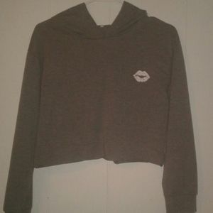 Cropped hoodie